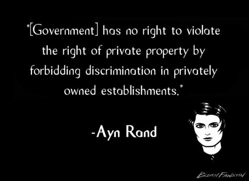 Rand on discrimination